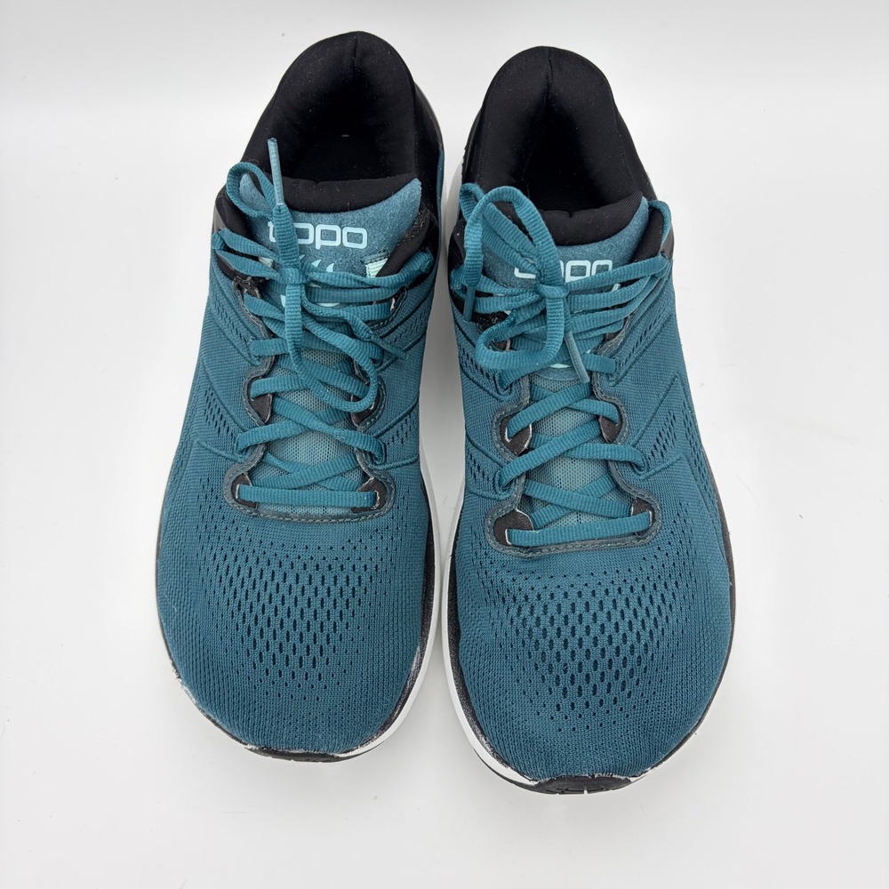 Topo Athletic Phantom 2 Womens 10 Running Shoes Teal Black Lightweight Sneakers - Picture 5 of 10